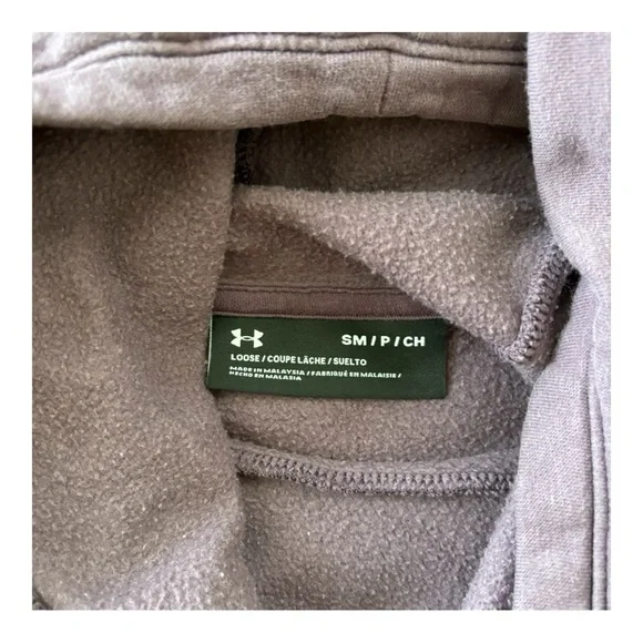 Under Armour Plum High Neck Hoodie Women’s Size Small - Picture 2 of 3